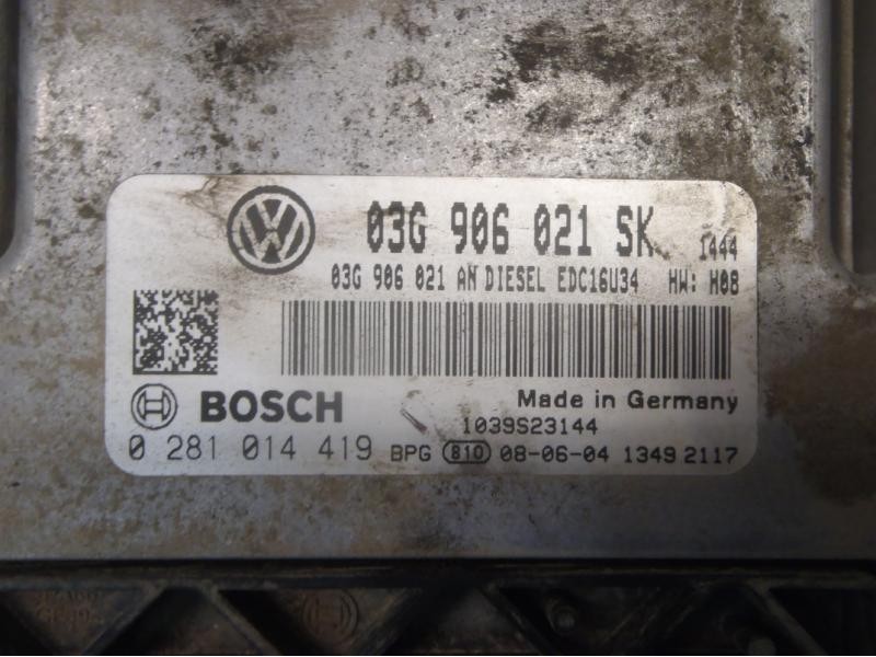 Recambio de centralita motor uce para seat altea xl (5p5) family referencia OEM IAM 03G906021SK 03G906021SK 0281014419