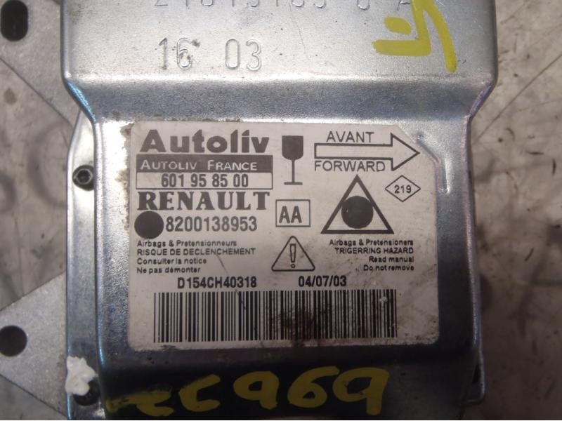 Recambio de centralita airbag para renault laguna ii (bg0) authentique referencia OEM IAM   
