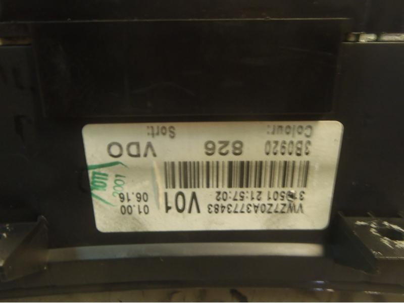 Recambio de cuadro instrumentos para volkswagen passat berlina (3b3) comfortline referencia OEM IAM 3B0920826X  