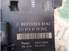 Recambio de modulo electronico para mercedes-benz clase e (w211) berlina e 220 cdi (211.006) referencia OEM IAM A2118704026   2