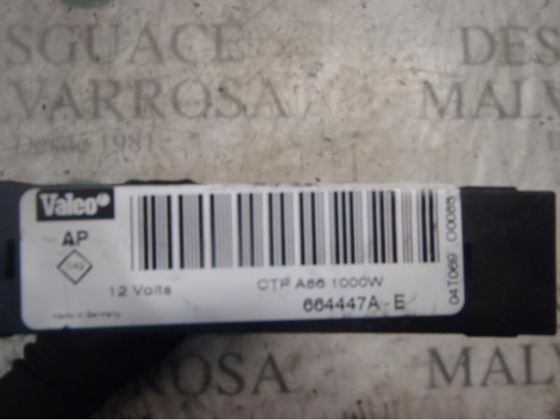 Recambio de resistencia calefaccion para renault scenic ii confort dynamique referencia OEM IAM   