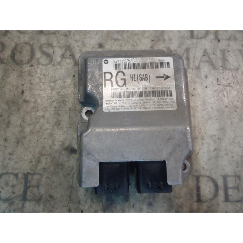 Recambio de centralita airbag para chrysler voyager (rg) 2.5 crd se referencia OEM IAM   