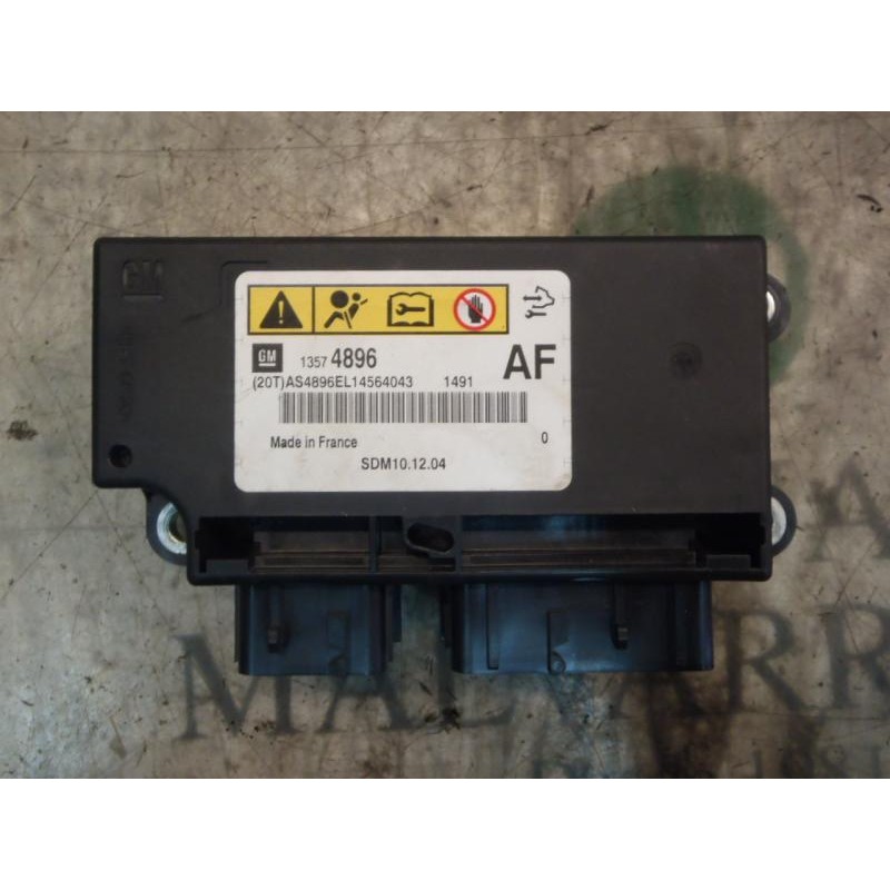 Recambio de centralita airbag para opel astra j lim. 1.7 16v cdti referencia OEM IAM   