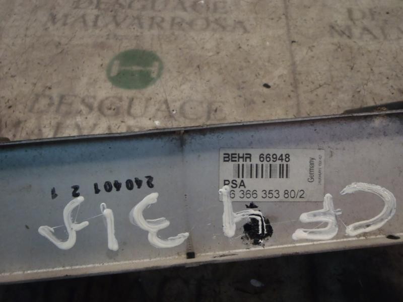 Recambio de intercooler para citroën xsara berlina 2.0 hdi exclusive (80kw) referencia OEM IAM   