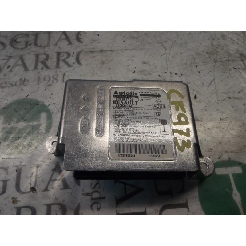 Recambio de centralita airbag para renault scenic ii authentique referencia OEM IAM   