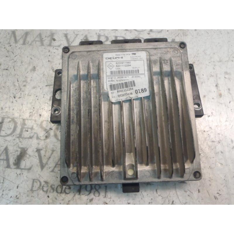 Recambio de centralita motor uce para renault kangoo 1.5 dci diesel cat referencia OEM IAM   