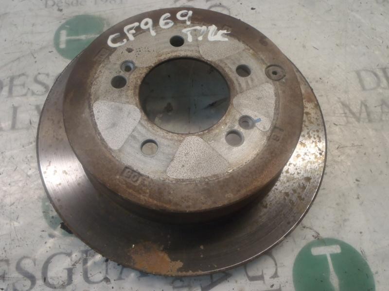 Recambio de disco freno trasero para hyundai santa fe (sm) 2.4 gls referencia OEM IAM 584113A300  