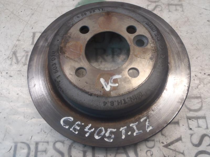 Recambio de disco freno trasero para mini mini (r50,r53) cooper s referencia OEM IAM 34211503070  