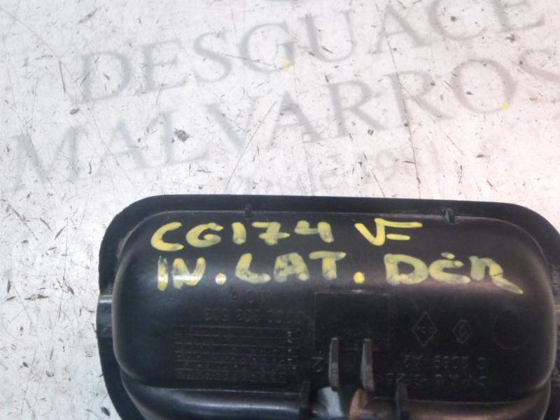 Recambio de maneta interior lateral derecha para renault kangoo (f/kc0) alize referencia OEM IAM   