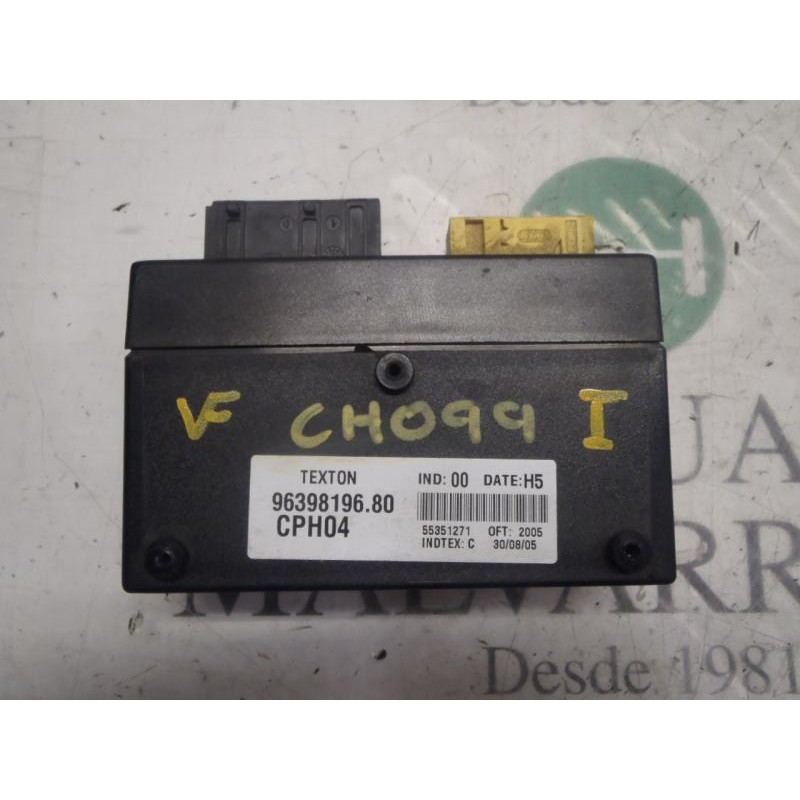 Recambio de modulo electronico para citroën jumpy hdi110 club combi (7 sitze) referencia OEM IAM   