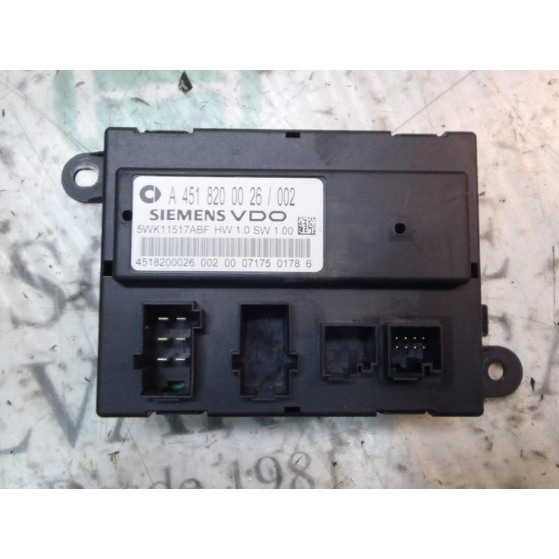 Recambio de modulo electronico para smart coupe fortwo coupe (62kw) referencia OEM IAM A4518200026 A4518200026 5WK11517ABF