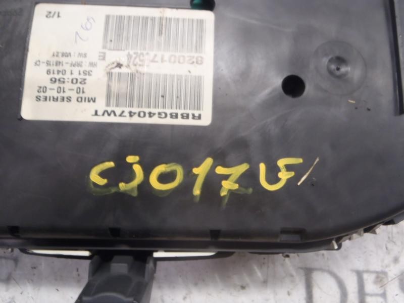 Recambio de cuadro instrumentos para renault megane ii berlina 5p confort dynamique referencia OEM IAM   