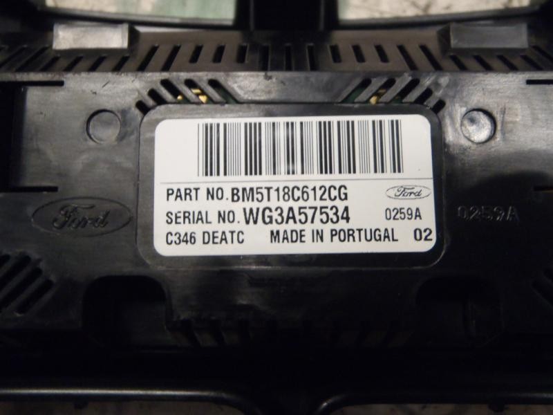 Recambio de mando climatizador para ford focus lim. (cb8) trend referencia OEM IAM 1866942 BM5T18C612CG WG3A57534