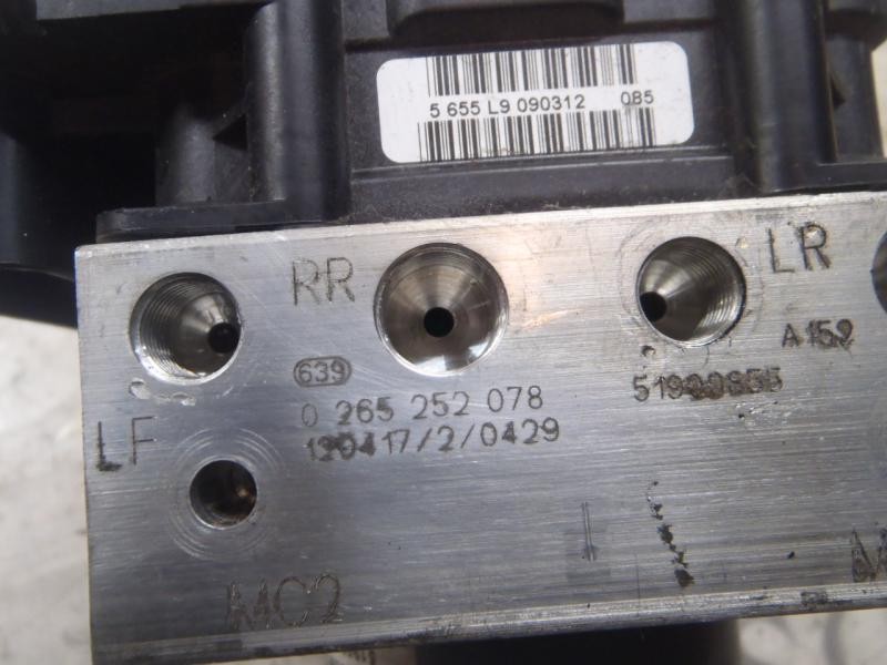 Recambio de abs para fiat qubo (300) 1.3 16v jtd cat referencia OEM IAM 71769790 0265252078 0265252078