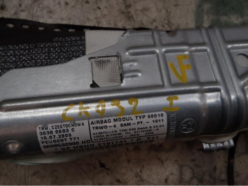 Recambio de airbag cortina delantero izquierdo para peugeot 308 confort referencia OEM IAM   