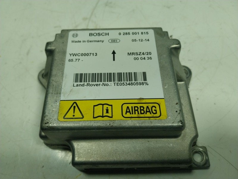 Recambio de centralita airbag para land rover range rover (lm) td6 hse referencia OEM IAM YWC000713 0285001815 