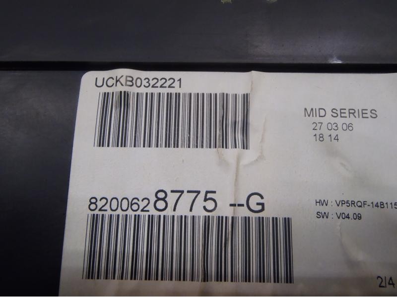 Recambio de cuadro instrumentos para renault clio iii confort dynamique referencia OEM IAM   