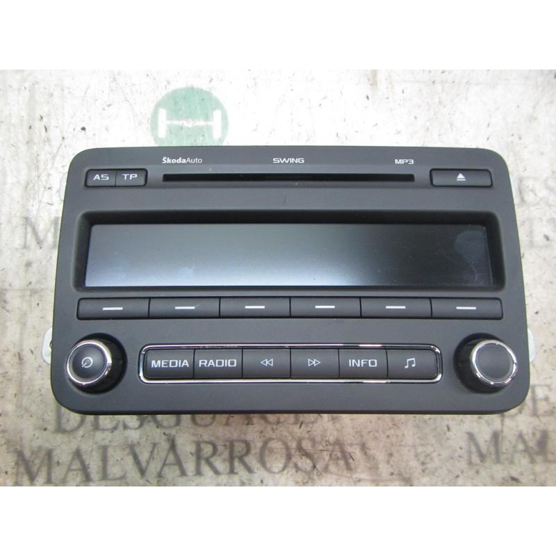 Recambio de sistema audio / radio cd para skoda fabia (5j2 ) 1.2 referencia OEM IAM 5J0035161D 5J0035161D 