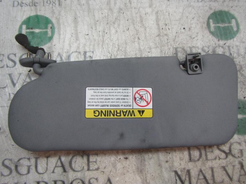 Recambio de parasol derecho para kia sorento 2.5 crdi concept referencia OEM IAM 852023E050CY  