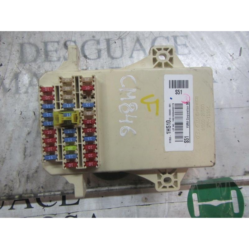 Recambio de caja reles / fusibles para hyundai i30 classic gl referencia OEM IAM 919501H510  