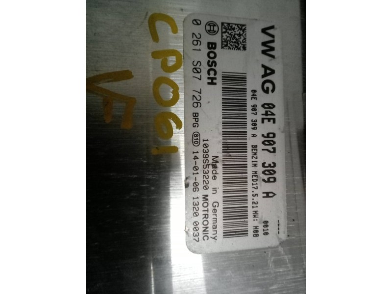 Recambio de centralita motor uce para seat leon (5f1) 1.2 tsi referencia OEM IAM 04E906016H 04E907309A 0261S07726