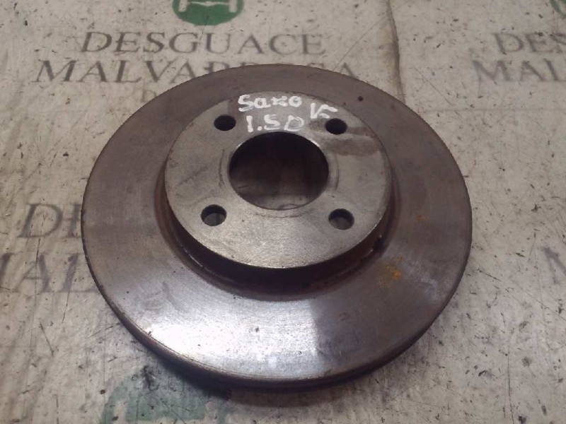 Recambio de disco freno delantero para citroën saxo 1.5 d monaco referencia OEM IAM   