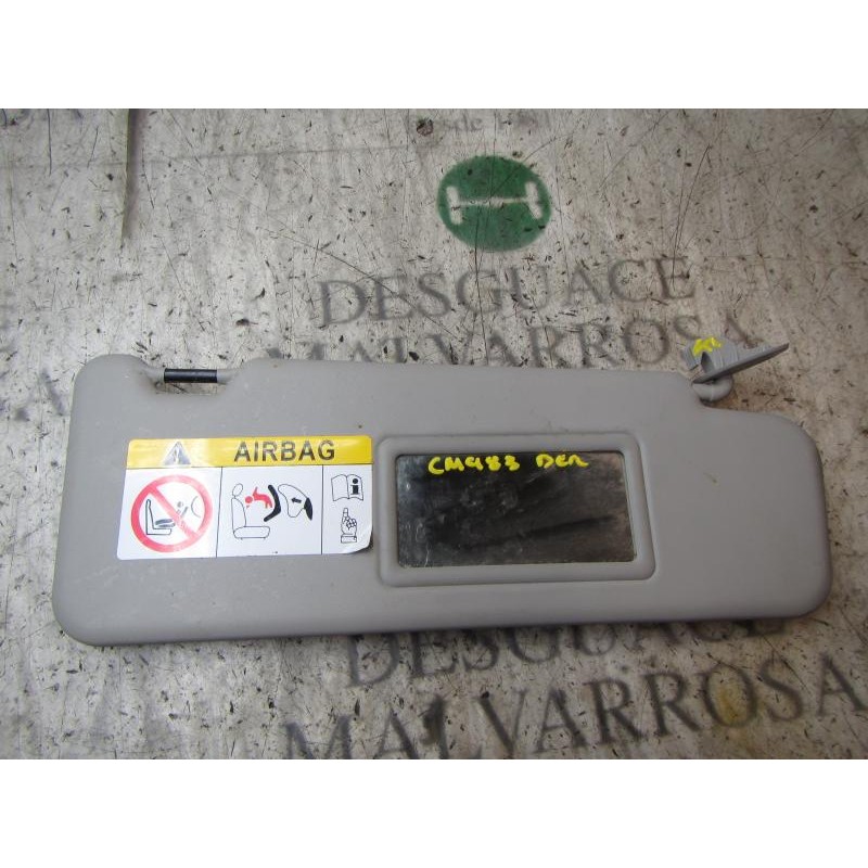 Recambio de parasol derecho para dacia sandero 1.5 dci diesel fap cat referencia OEM IAM 964006322R  