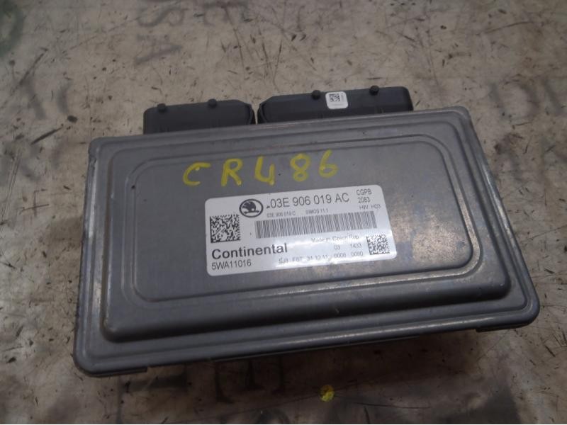 Recambio de centralita motor uce para skoda fabia (5j2 ) 1.2 referencia OEM IAM 03E906019AC 03E906019AC 5WA11016