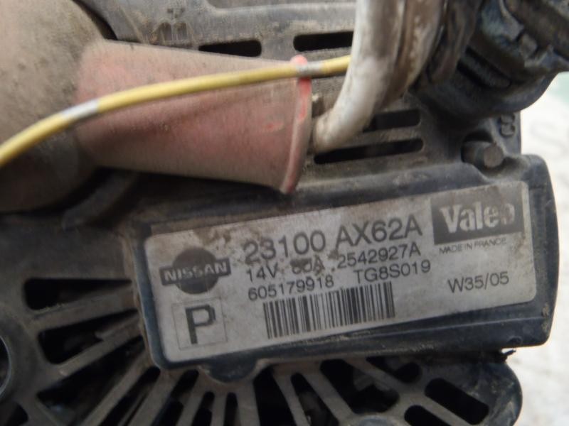Recambio de alternador para nissan micra (k12e) acenta referencia OEM IAM   