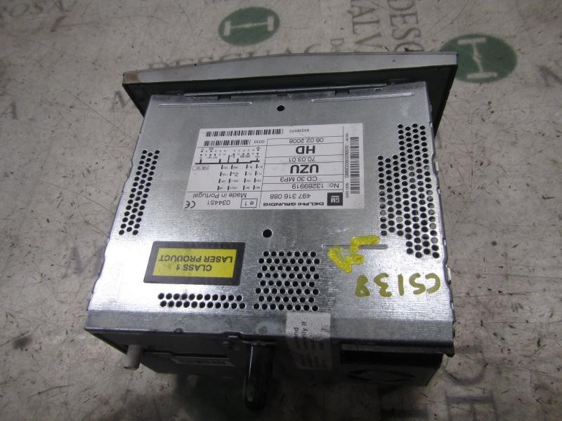 Recambio de sistema audio / radio cd para opel corsa d ´´111 years´´ referencia OEM IAM   