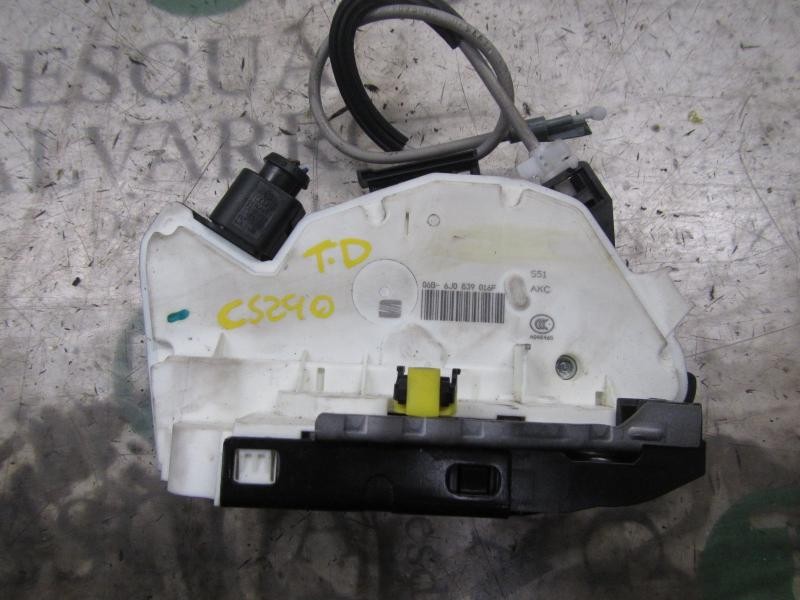 Recambio de cerradura puerta trasera derecha para seat ibiza (6j5) 1.2 12v referencia OEM IAM 6J0839016F  