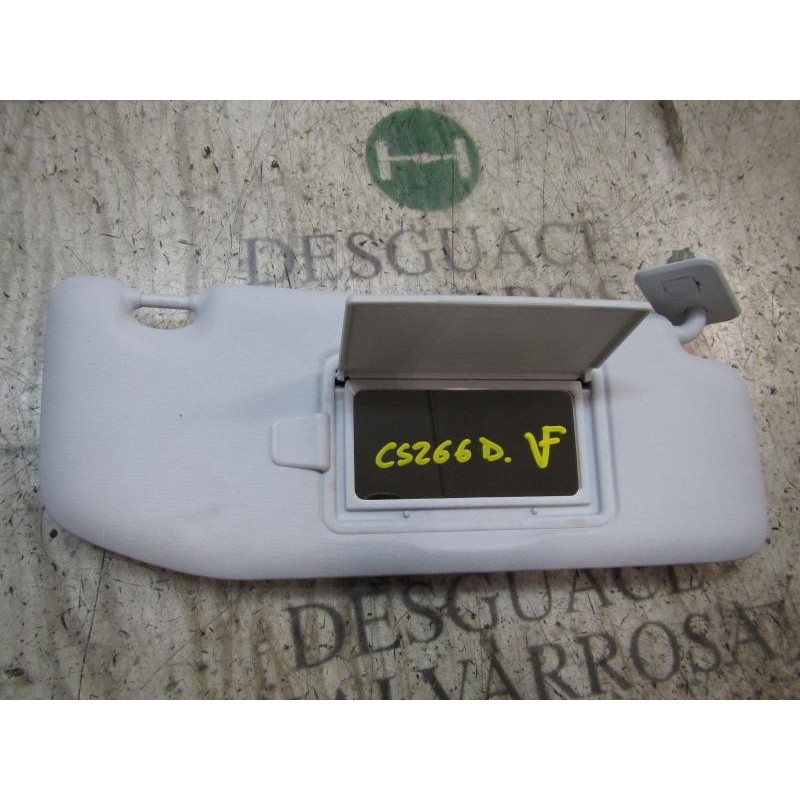 Recambio de parasol derecho para peugeot 208 1.2 12v vti referencia OEM IAM 16079193PR  