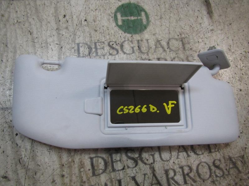 Recambio de parasol derecho para peugeot 208 1.2 12v vti referencia OEM IAM 16079193PR  