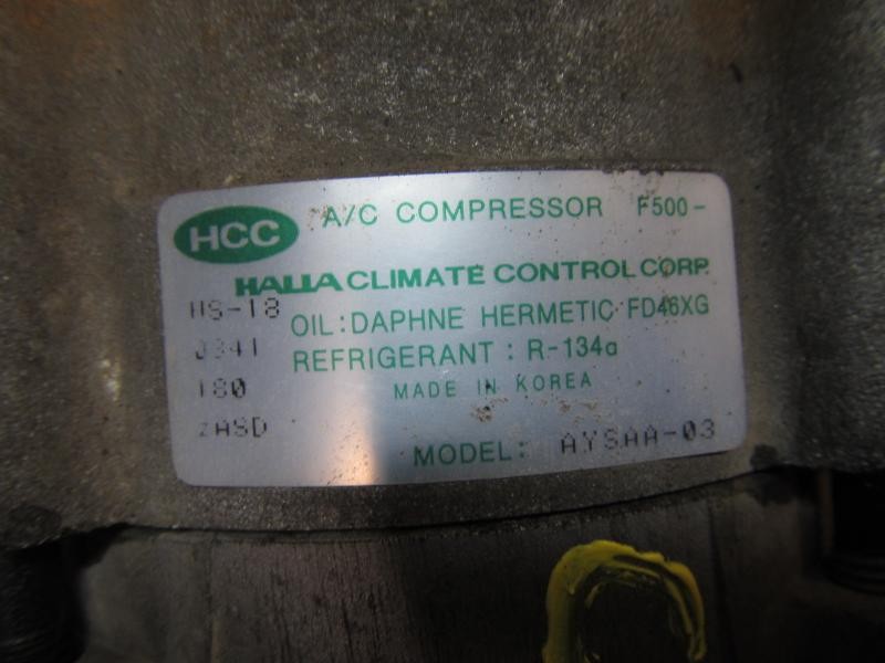 Recambio de compresor aire acondicionado para kia pregio ii (tb) (2004 =>) basis referencia OEM IAM   