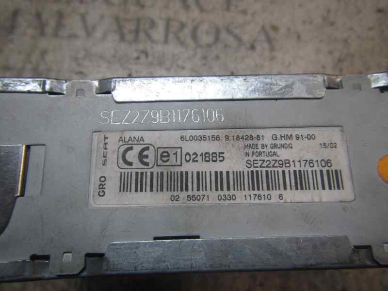 Recambio de sistema audio / radio cd para seat toledo (1m2) signum referencia OEM IAM   