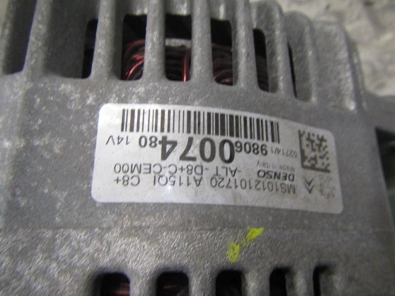 Recambio de alternador para peugeot 208 1.2 12v vti referencia OEM IAM 9806007480 9806007480 MS1012101720