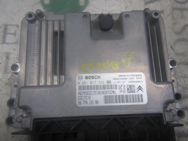 Recambio de centralita motor uce para citroën c3 picasso 1.6 hdi fap referencia OEM IAM   