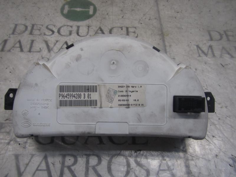 Recambio de cuadro instrumentos para citroën c3 1.4 hdi exclusive referencia OEM IAM   
