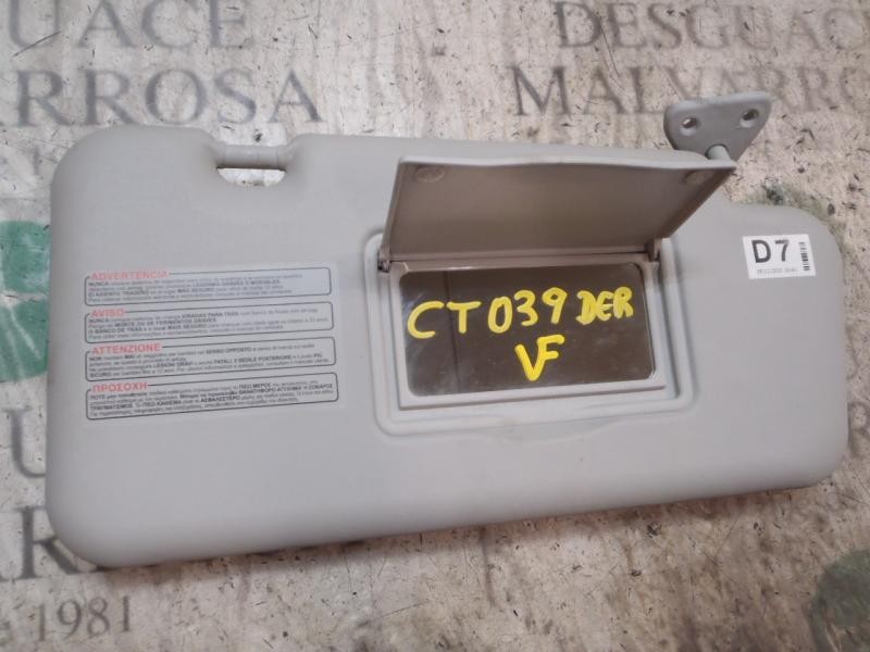 Recambio de parasol derecho para nissan note (e11e) acenta referencia OEM IAM 96400BH00D  