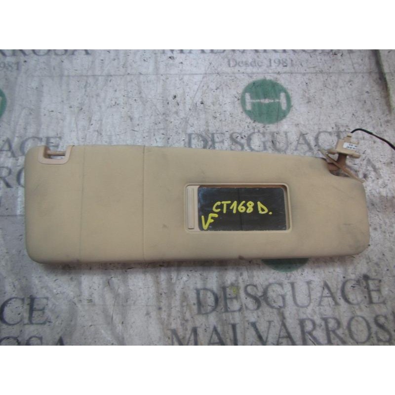 Recambio de parasol derecho para volkswagen phaeton (3d2/3d8) tdi v6 4motion (5 asientos) referencia OEM IAM 3D0857552FRYM  