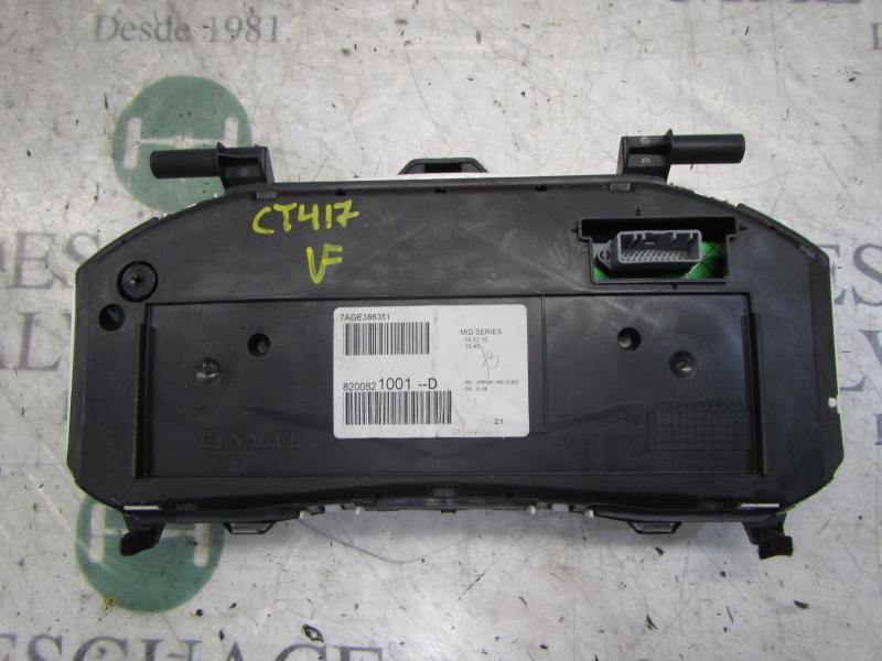 Recambio de cuadro instrumentos para renault clio grandtour 1.5 dci diesel cat referencia OEM IAM 8201060310 8200821001 