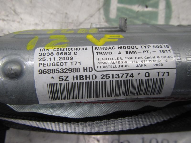 Recambio de airbag cortina delantero izquierdo para peugeot 308 sw sport referencia OEM IAM   