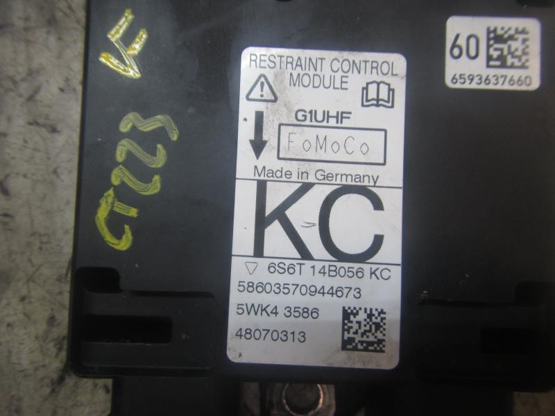 Recambio de centralita airbag para ford fusion (cbk) 1.6 tdci cat referencia OEM IAM   