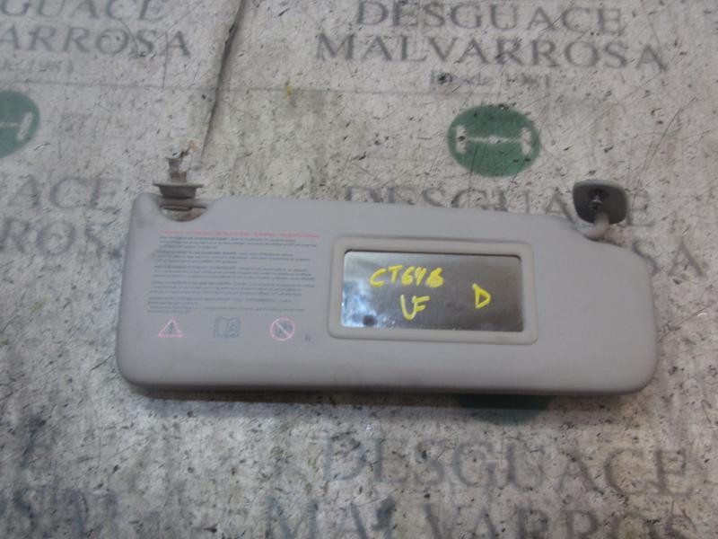 Recambio de parasol derecho para renault twingo 1.2 16v referencia OEM IAM 8200809470  