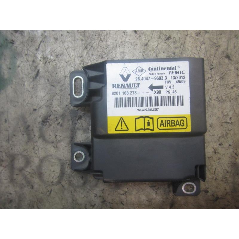 Recambio de centralita airbag para dacia sandero 1.2 16v cat referencia OEM IAM 8201163278 8201163278 