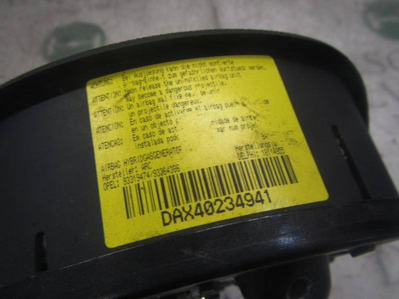 Recambio de airbag delantero izquierdo para opel meriva cosmo referencia OEM IAM   