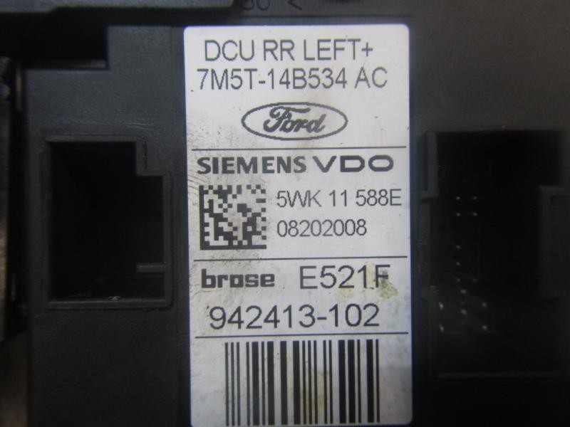 Recambio de motor elevalunas trasero izquierdo para ford kuga (cbv) trend referencia OEM IAM 1767046 7M5T14B534 