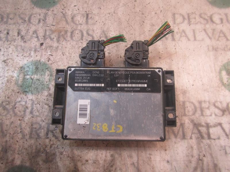 Recambio de centralita motor uce para citroën c15 d familiale referencia OEM IAM   