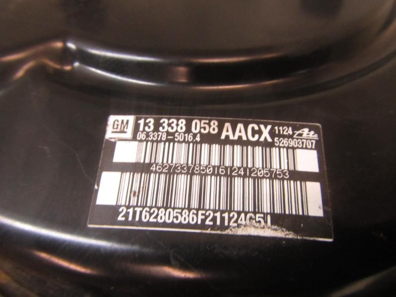 Recambio de servofreno para chevrolet cruze hatchback 1.6 cat referencia OEM IAM  13338058 