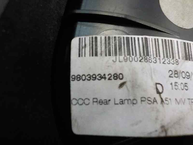 Recambio de piloto trasero derecho interior para citroën c3 collection referencia OEM IAM 9803934280 9803934280 